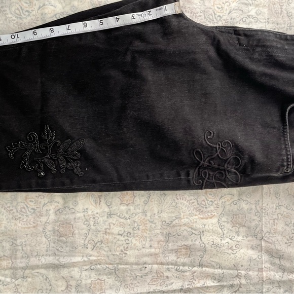 Classic Black Straight Leg Denim Jeans - Picture 6 of 15